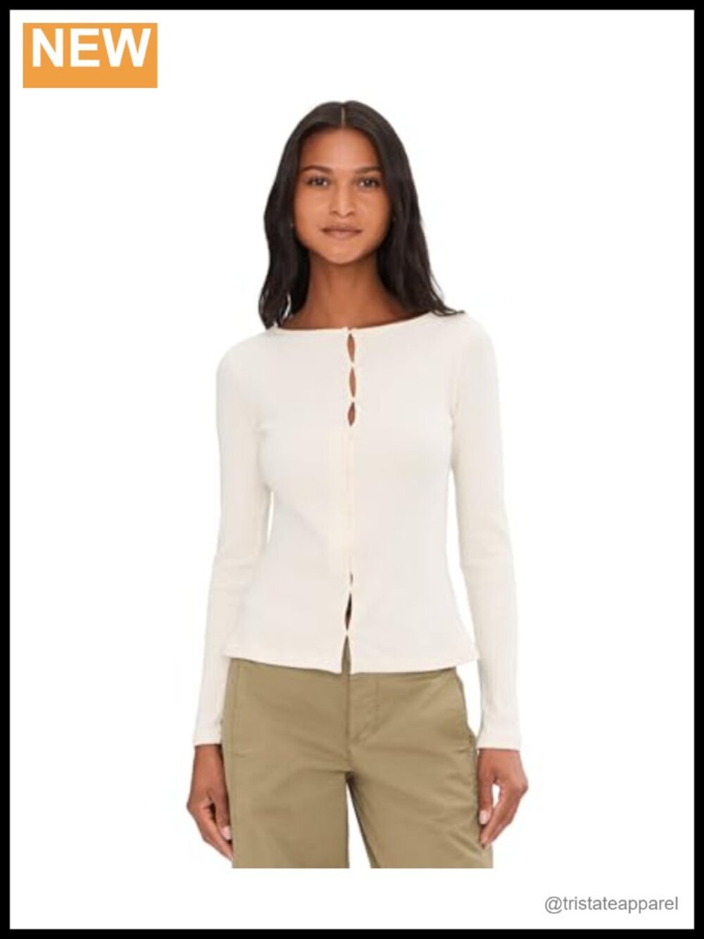 Sanctuary Women's Long Sleeve Fitted Striped Blouse